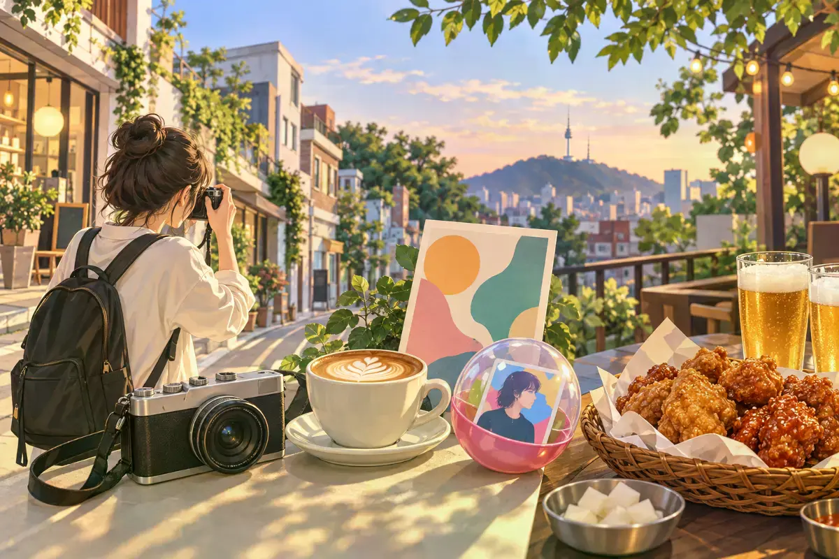 From Hongdae to chimaek in Yeonnam-dong: a day of photos, exhibitions, and cafés